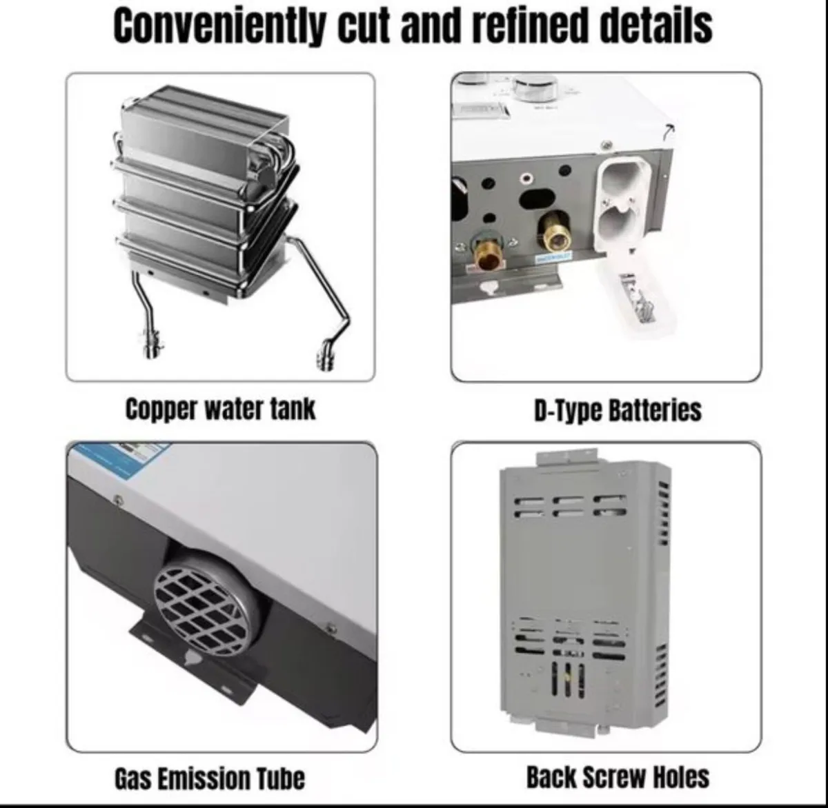 NEW LPG gas water heater 6L - Image 4