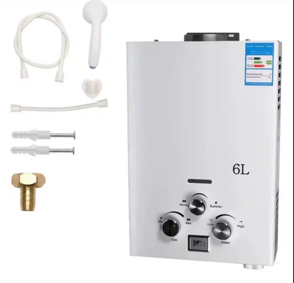 NEW LPG gas water heater 6L - Image 1