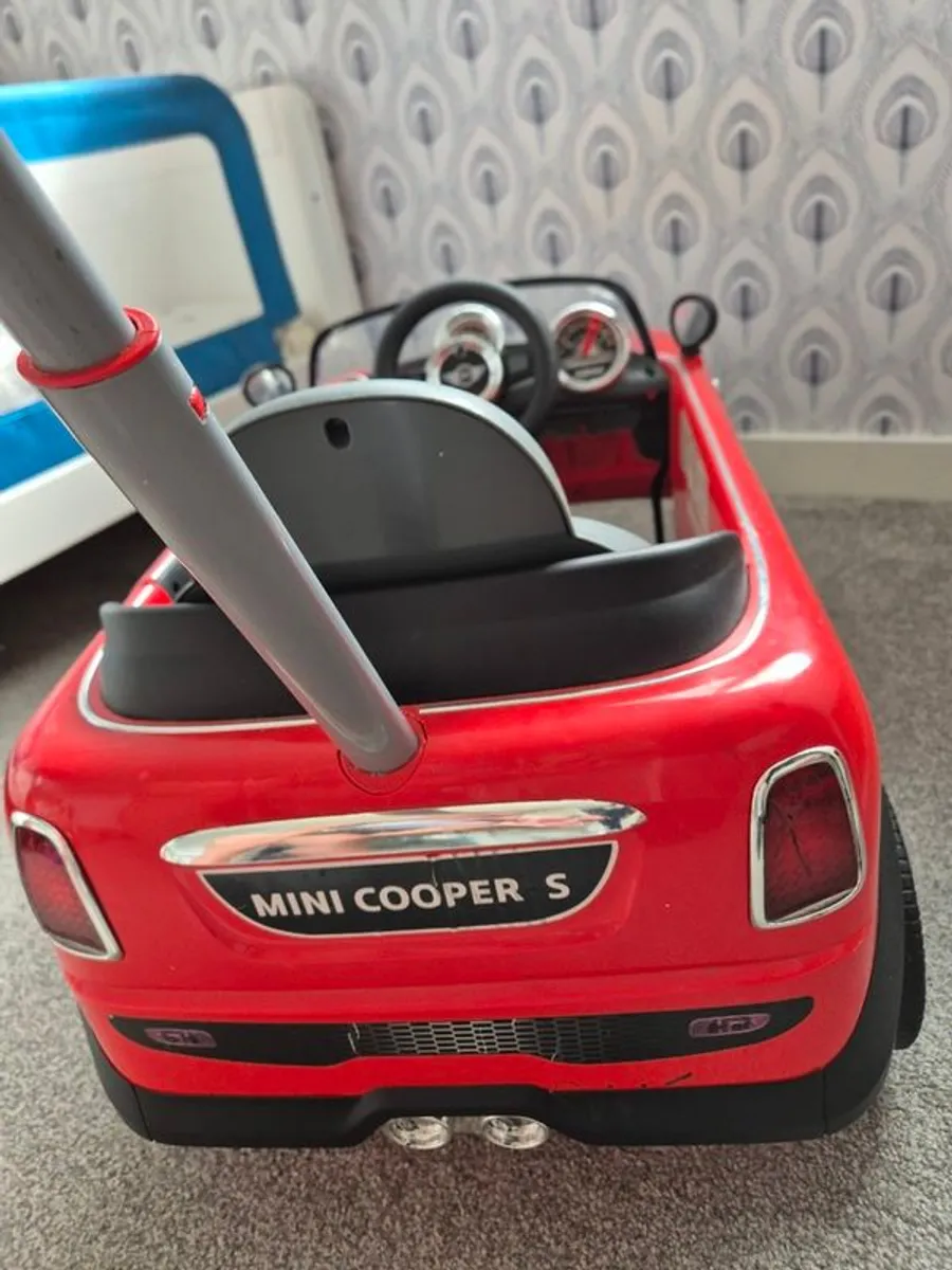 Mini Cooper Toddler Push Car - Image 4