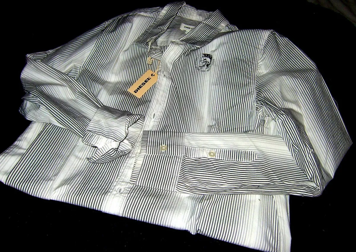 Vintage Diesel Striped Shirt BNWT - Image 2