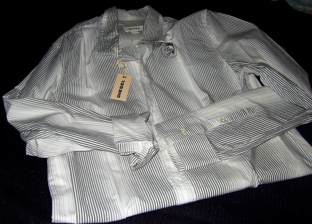 Vintage Diesel Striped Shirt BNWT - Image 3
