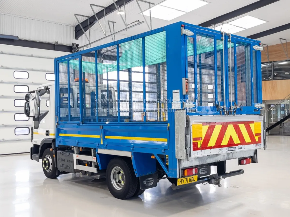2021 IVECO EUROCARGO 75-160 DROPSIDE CAGED TIPPER - Image 4