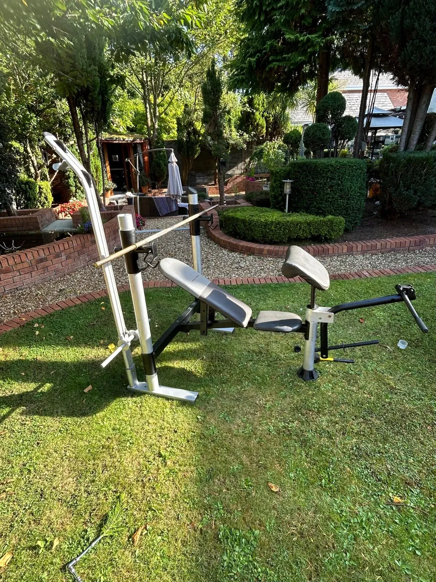 Complete Home Gym Setup – 177kg Weights + Bench & - Image 4