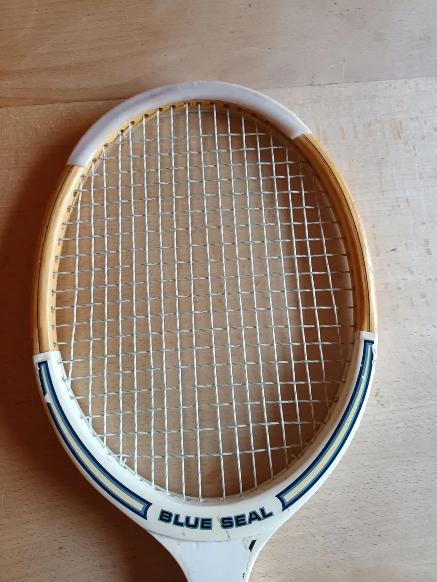 Tennis Racket (classic wooden) - Image 2