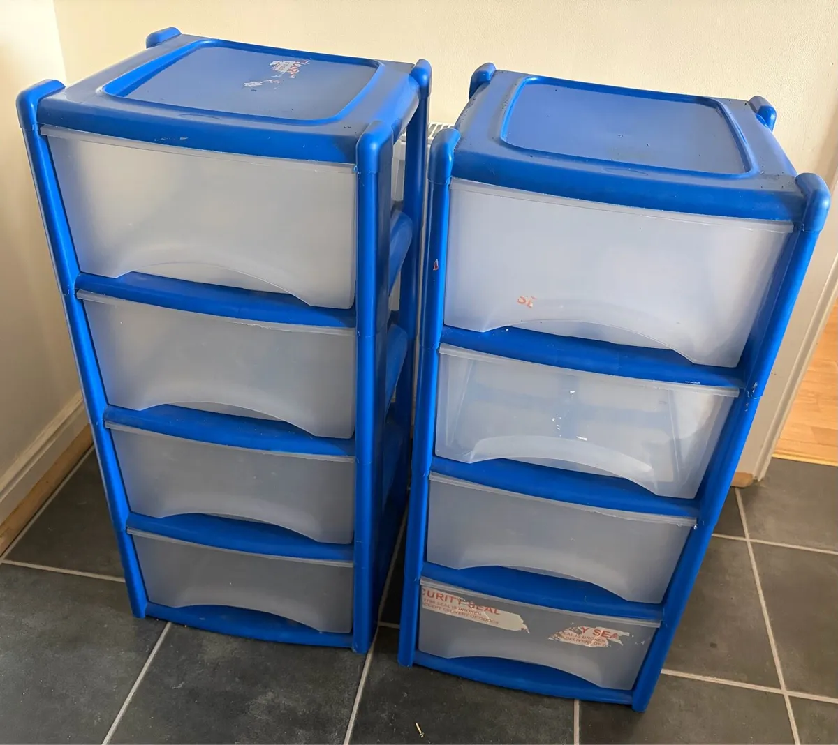 Plastic storage tower