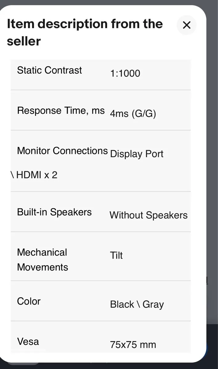 28” Monitor - Image 3