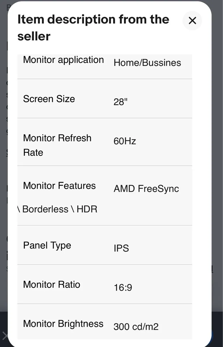 28” Monitor - Image 4
