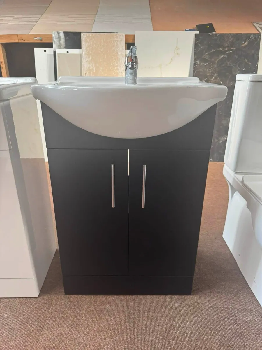 Clearance Brand New Black Vanity Units