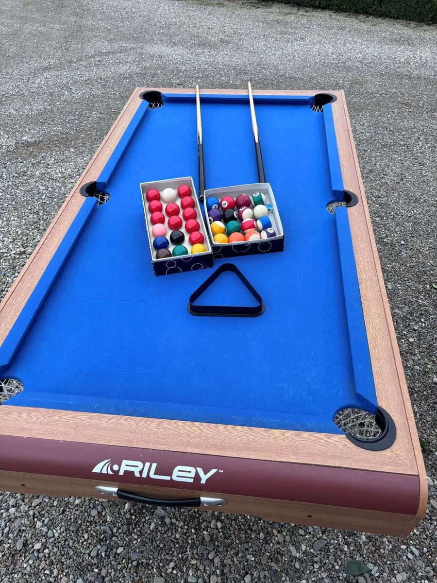 6 ft Riley Pool Table for sale - Image 1