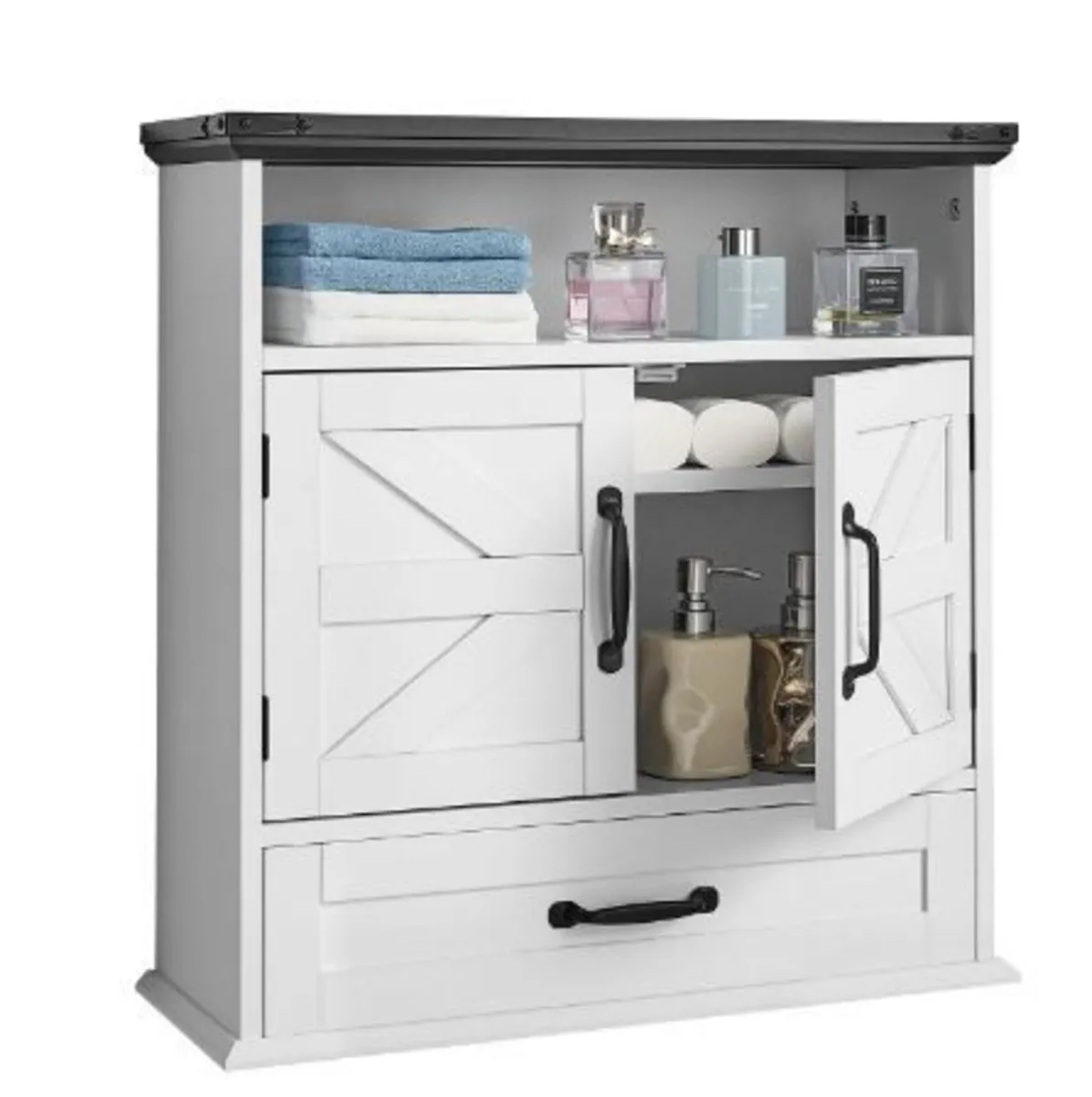 Bathroom Wall Cabinet, 2 Doors - Image 3