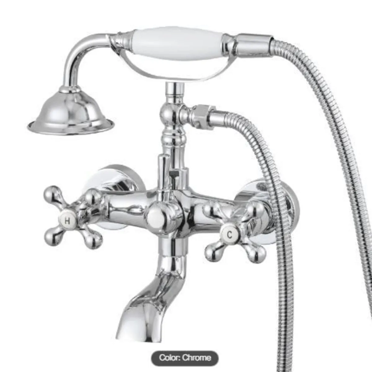 Clawfoot Tub Faucet, Wall Mount Bathtub Faucets - Image 3