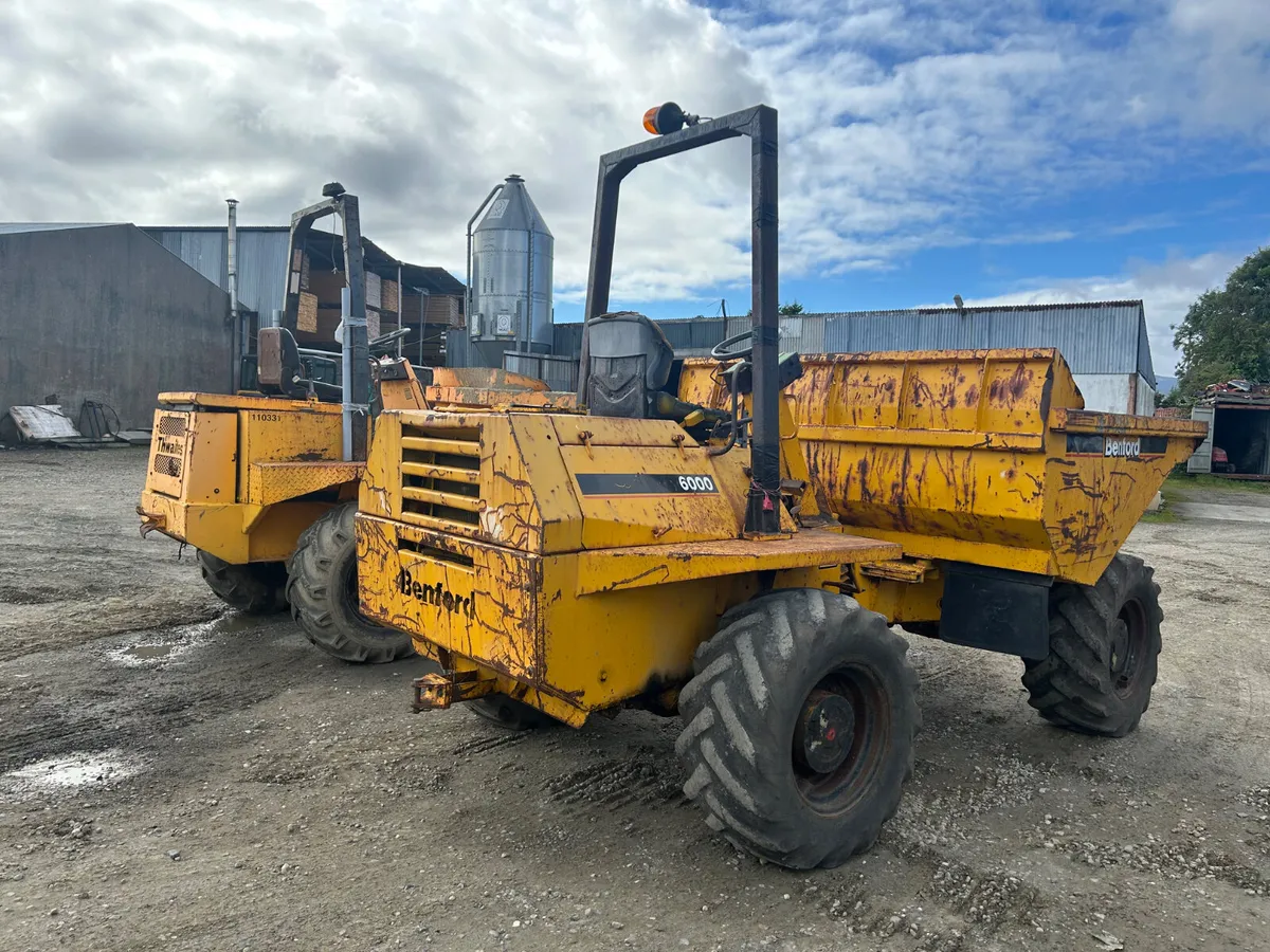 Choice of two 6 tonne dumpers - Image 3