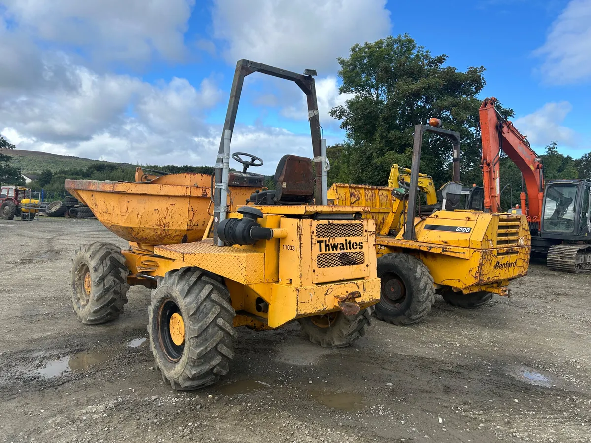 Choice of two 6 tonne dumpers - Image 4