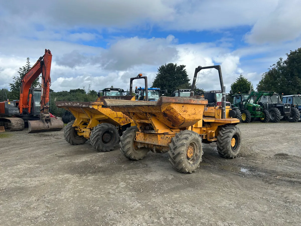 Choice of two 6 tonne dumpers - Image 1
