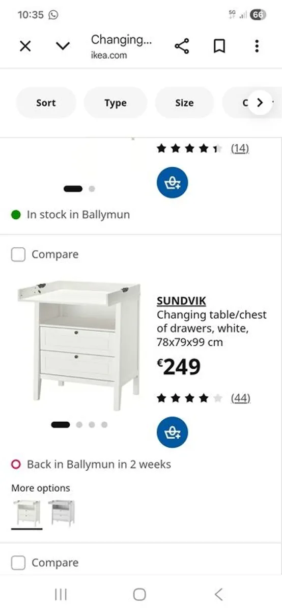 Ikea Baby  Changing table - Image 3