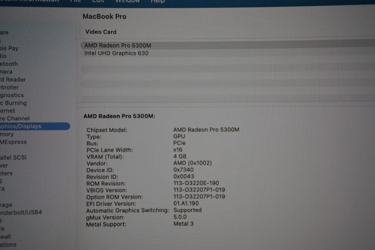 MacBook Pro 16" 2019 i7-9750H | 16GB | 512GB | 4GB - Image 4