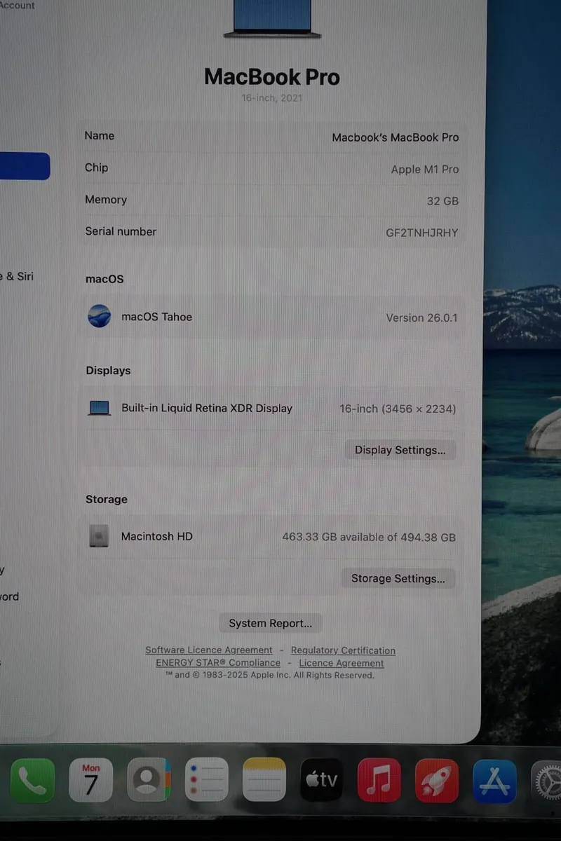 MacBook Pro 16" 32GB | 2021 | M1 Pro | 512GB - Image 2
