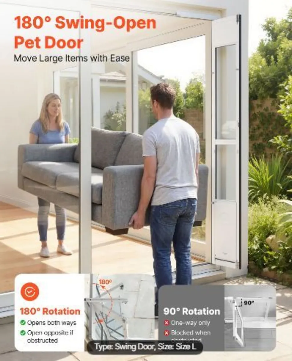 Dog Door for Sliding Glass Door - Image 4