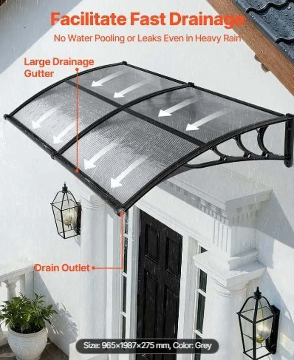 Awnings for Door Entrance, 38 x 78 in - Image 2