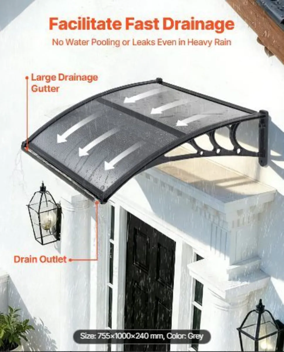 Awnings for Door Entrance, 30 x 39 in - Image 4