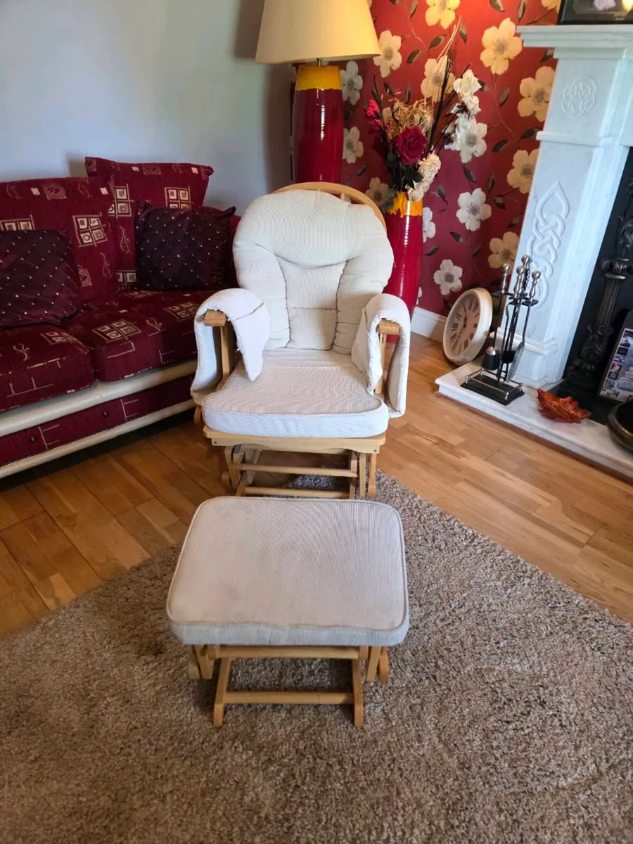 Nursing Glider Maternity Rocking Chair - Image 1