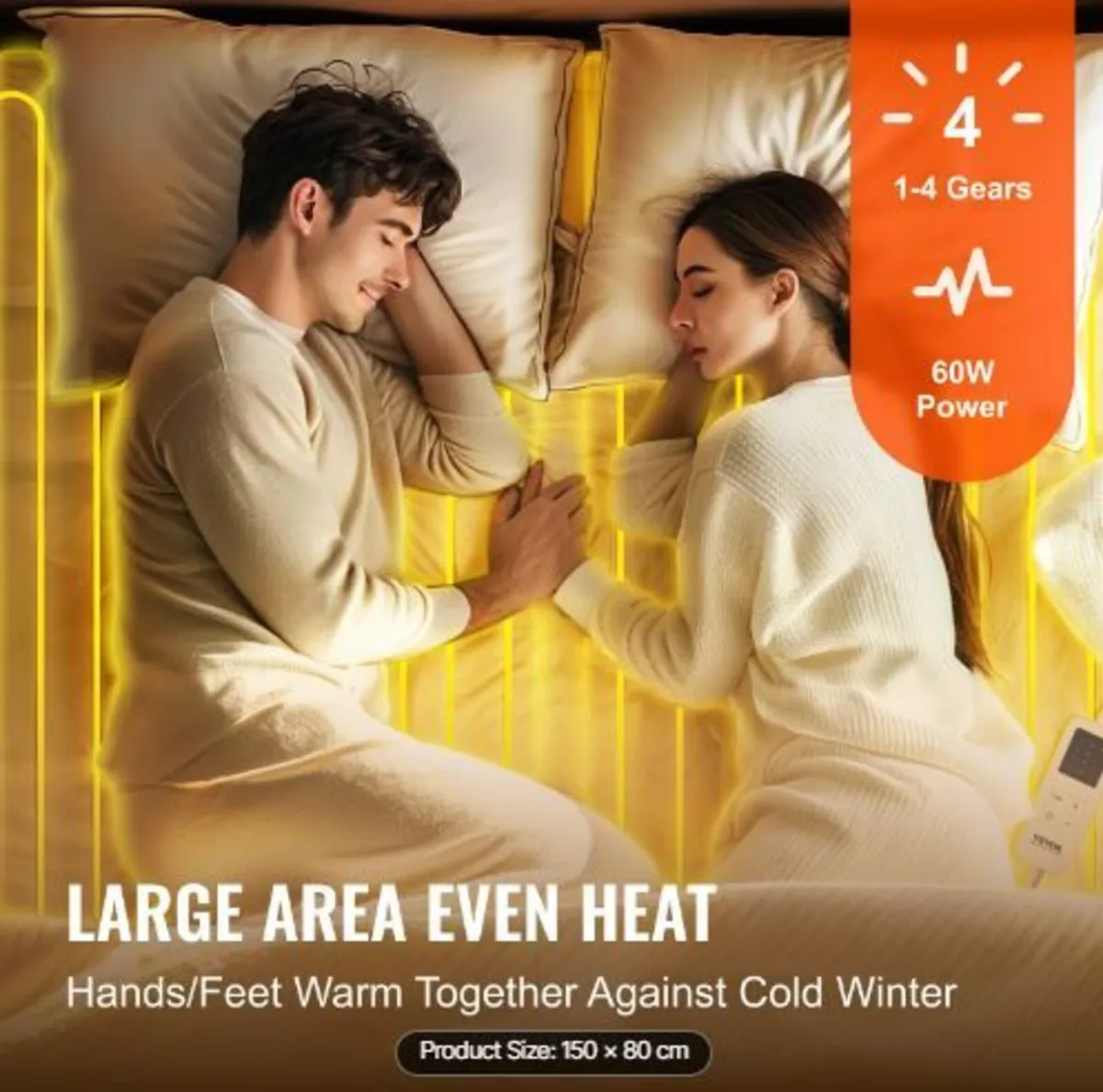 Heated Mattress Pad, 150 x 80 cm - Image 4
