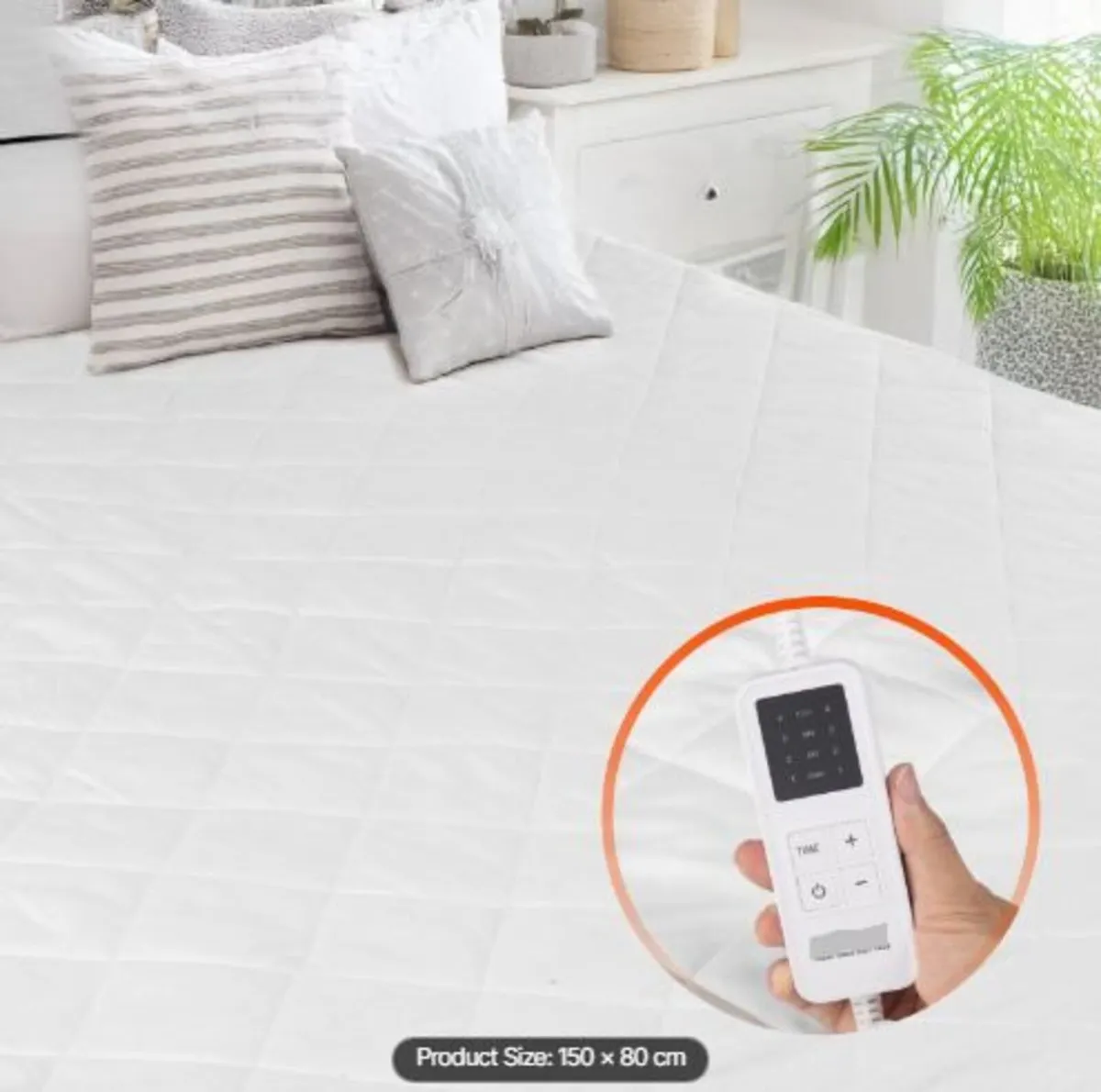 Heated Mattress Pad, 150 x 80 cm - Image 1
