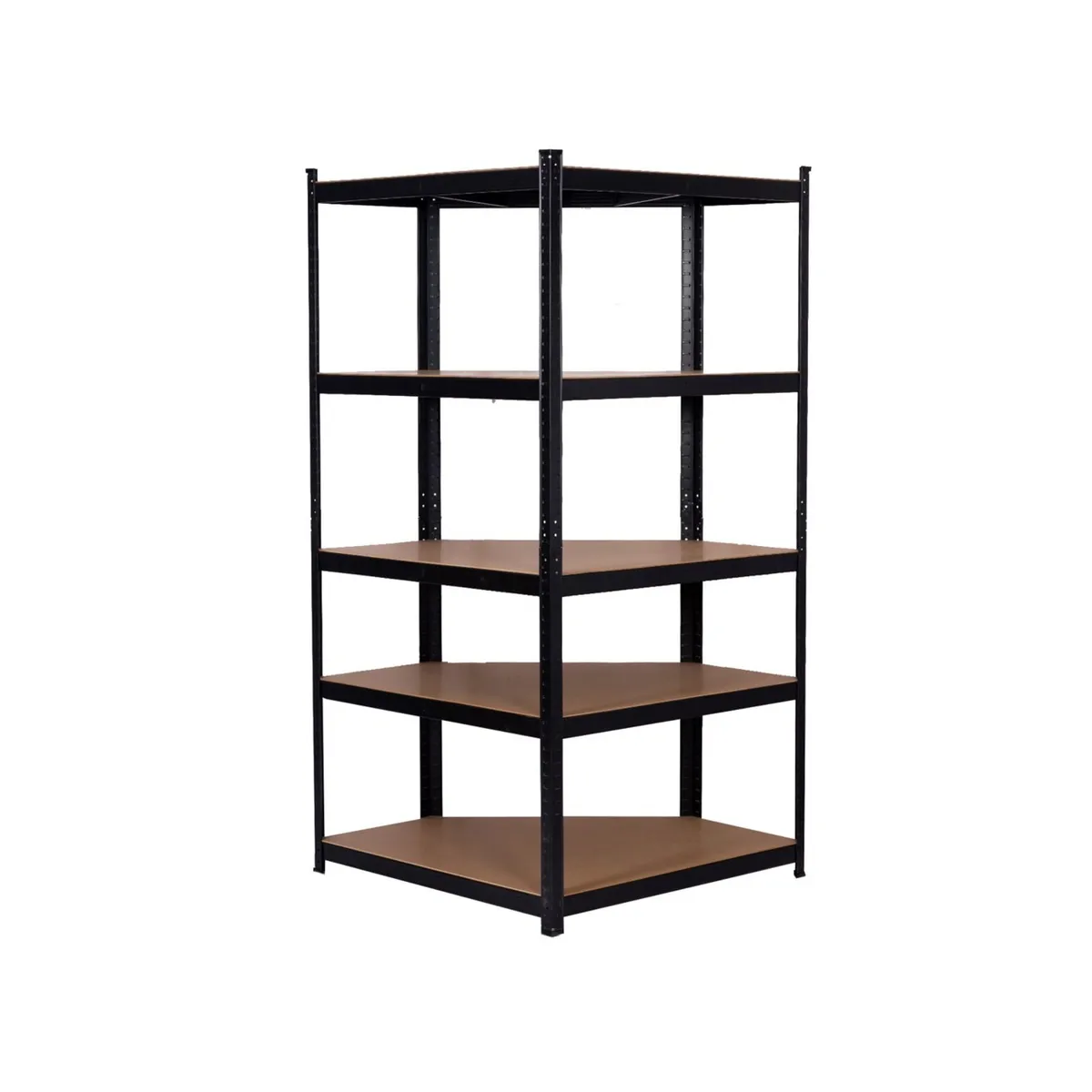Budget Garage Shelving | 3 Corner Bay Black - Image 3