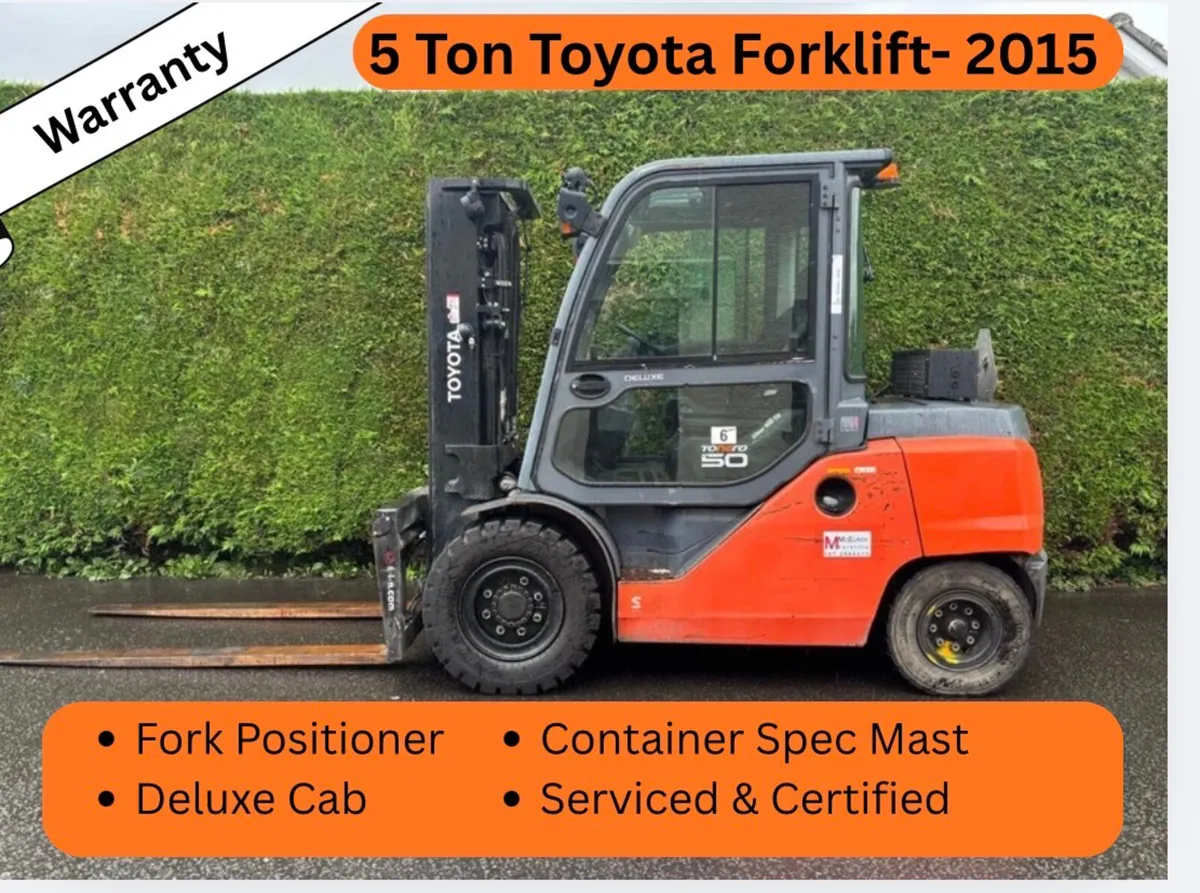 5 ton toyota forklift - Image 1