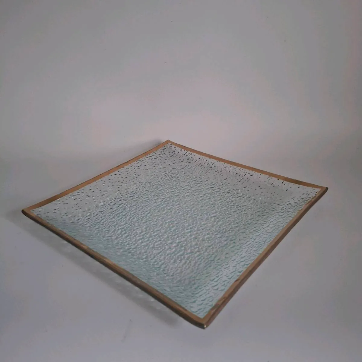 70s Raindrop Glass Vanity Dish - Image 1
