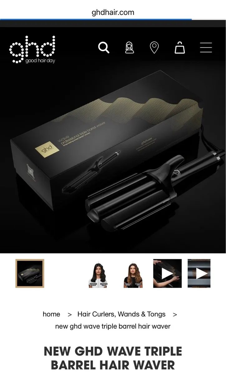 GHD Wave Triple Barrel Waver - Image 4