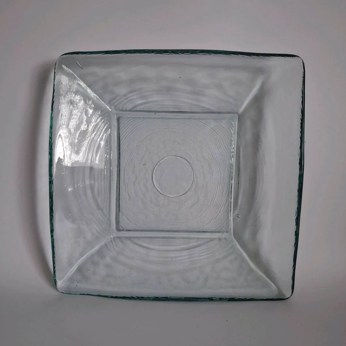 Heavy Recycled Glass Square Tray - Image 2