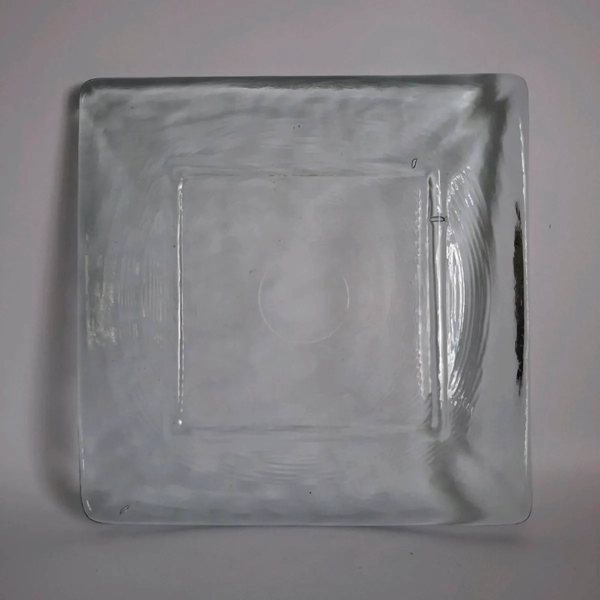 Heavy Recycled Glass Square Tray - Image 4