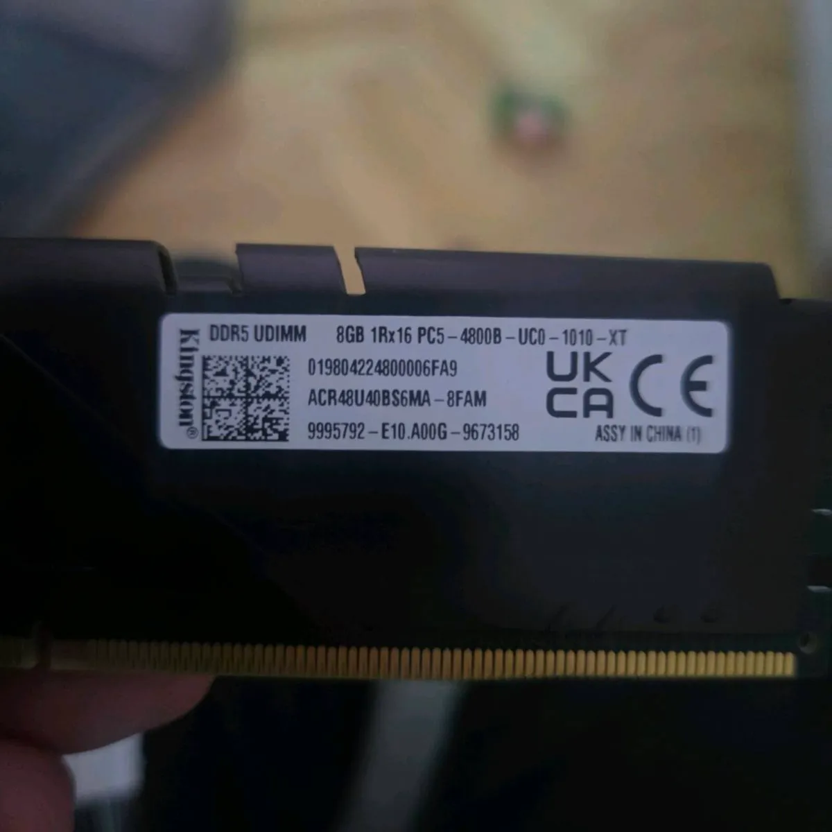 Kingston fury ddr5 2x8gb - Image 2
