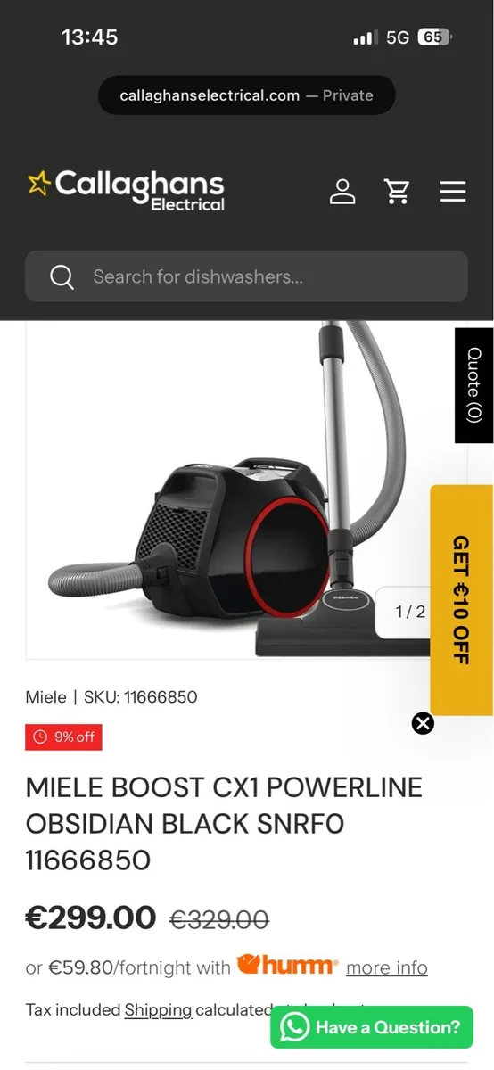 Miele bagless vacuum - Image 4
