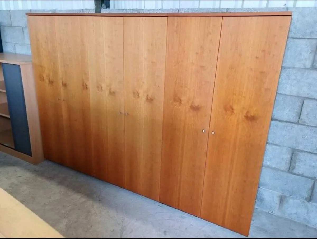 Chestnut Colour Wooden Cabinets - Image 3