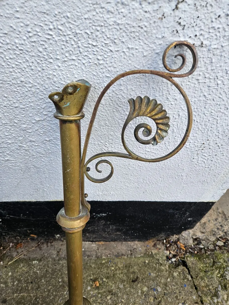 Vintage Brass Decorative Church Pole - Image 2