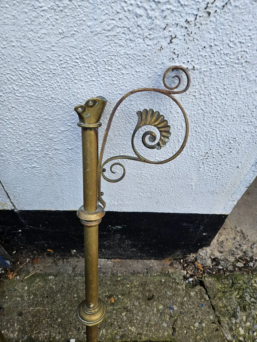 Vintage Brass Decorative Church Pole - Image 3