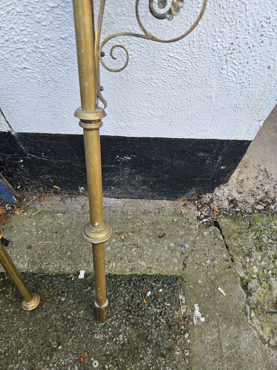 Vintage Brass Decorative Church Pole - Image 4