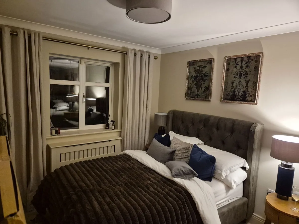 Fabric double bed - Image 3