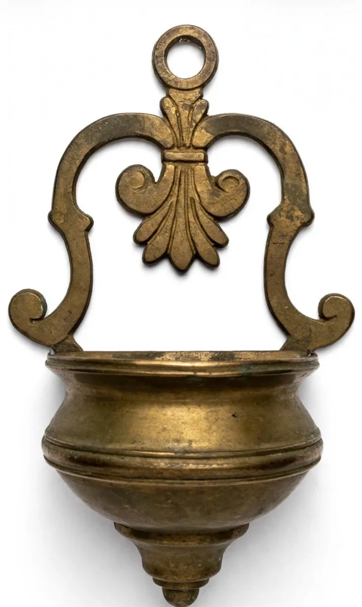 Brass Holy Water Font - Image 1
