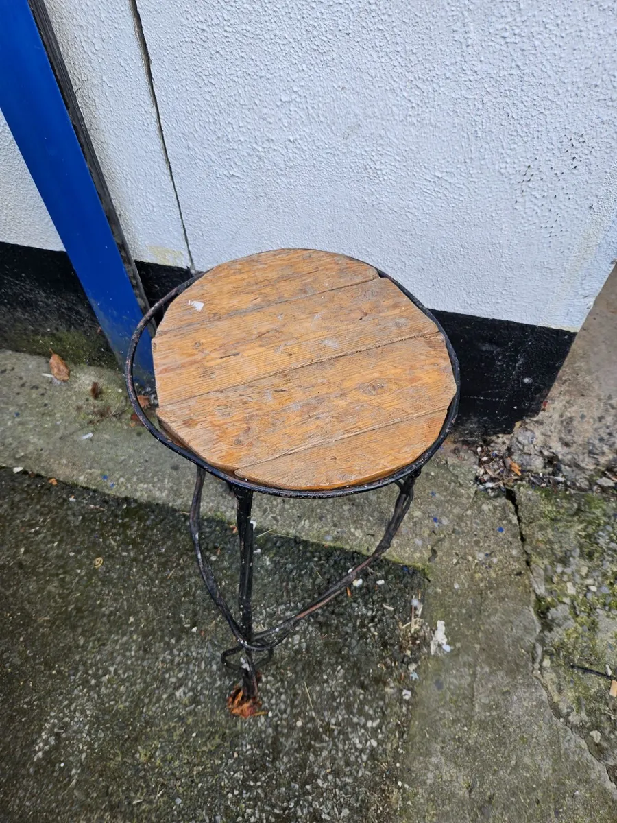 Vintage Handmade Table - Image 1