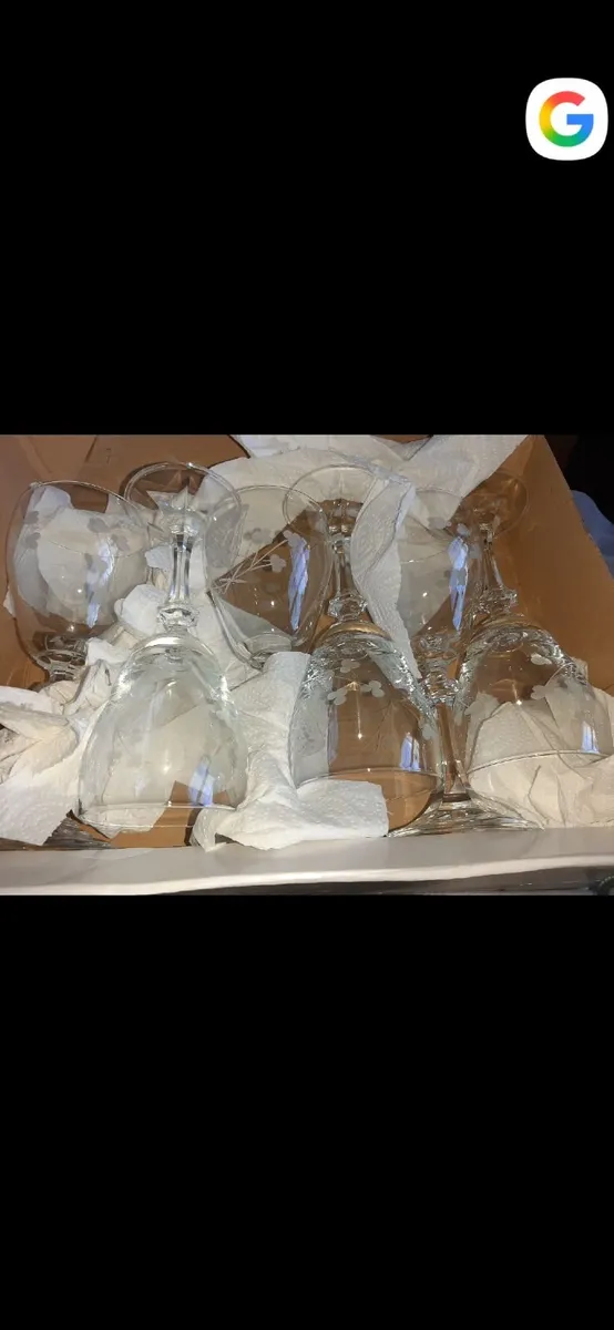 6 x Duiske Wine Glasses 'Aine' Design - Image 2