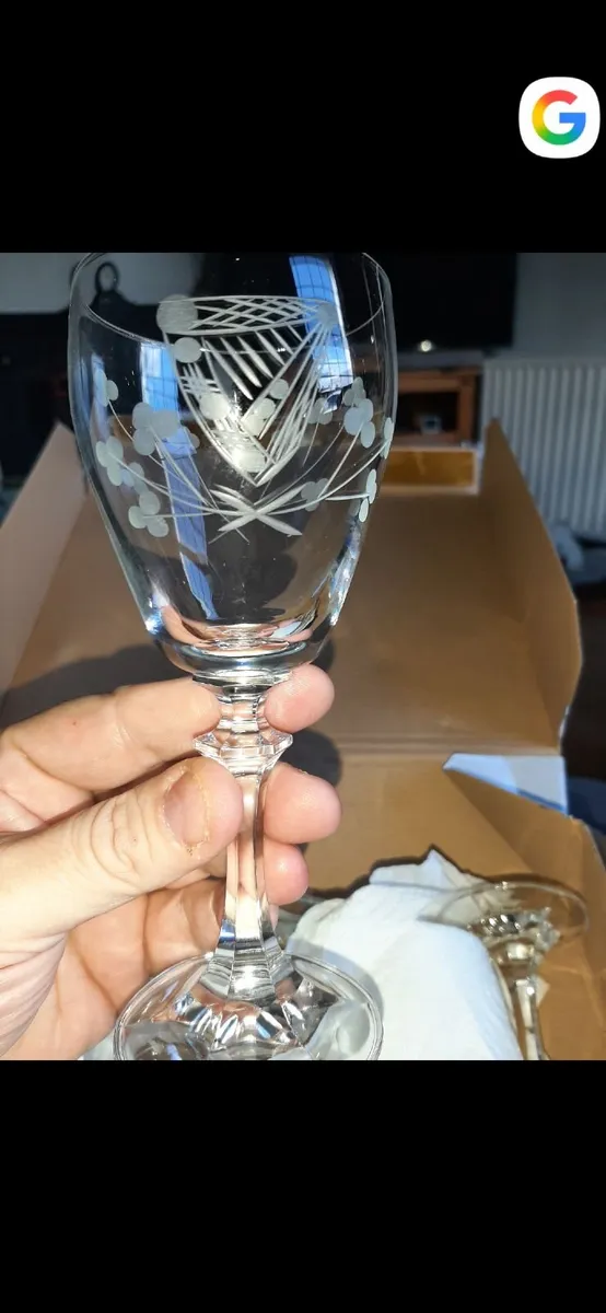 6 x Duiske Wine Glasses 'Aine' Design - Image 4