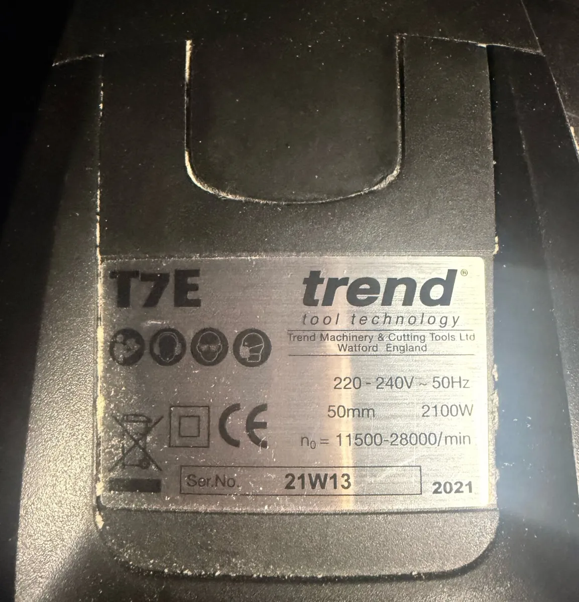TREND T7EK 2100W 1/2" ELECTRIC PLUNGE ROUTER 240V - Image 2