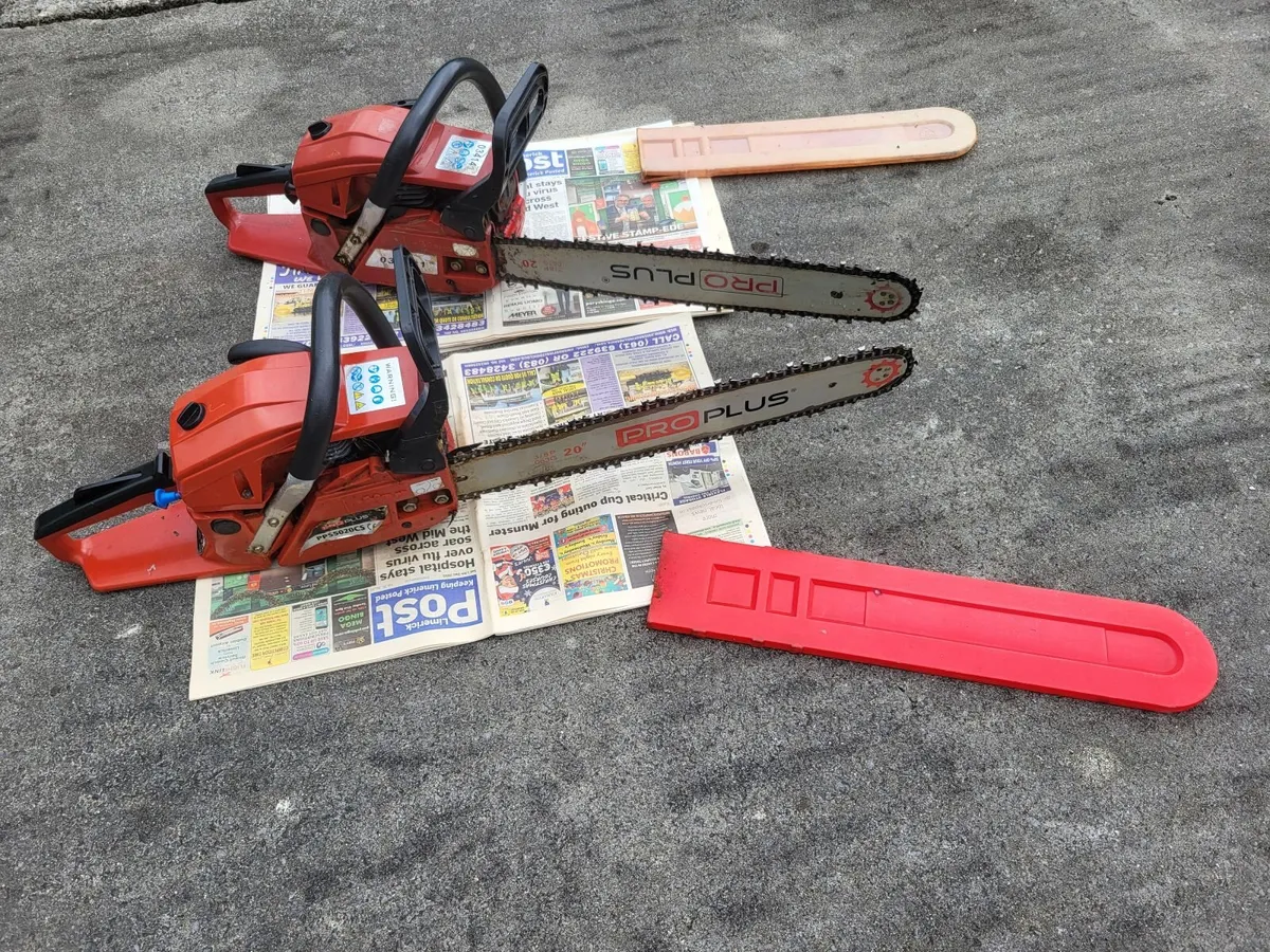 2x proplus 20" chainsaws (for parts/repair) - Image 3