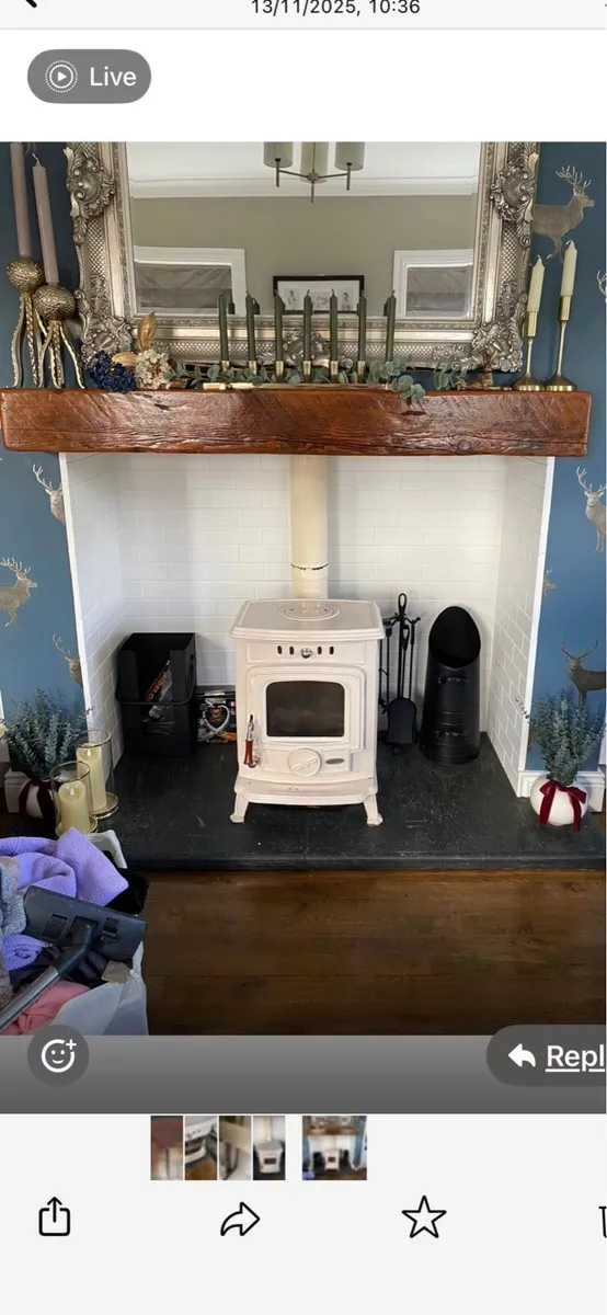 Henley Aran stove cream enamel 5kw - Image 2
