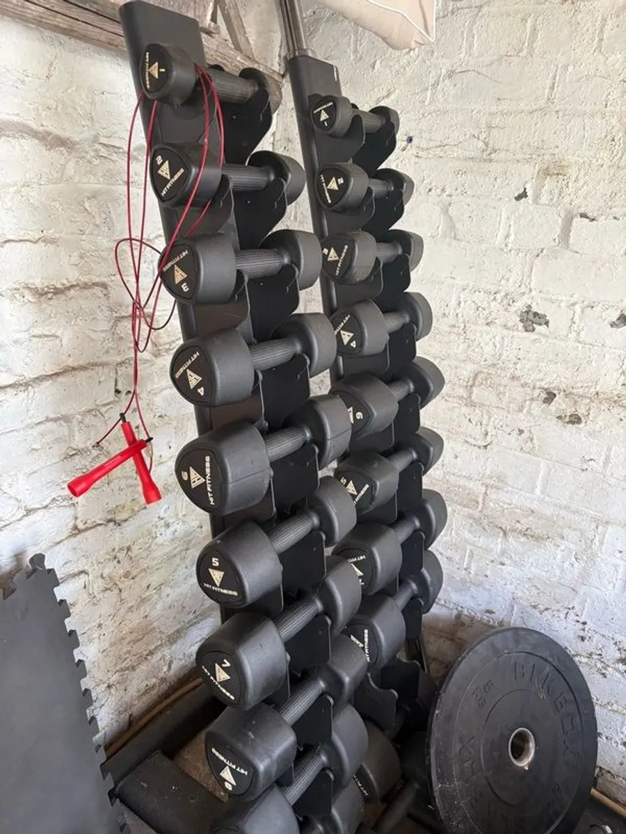 dumbell rack of 1kgs-10kgs - Image 1