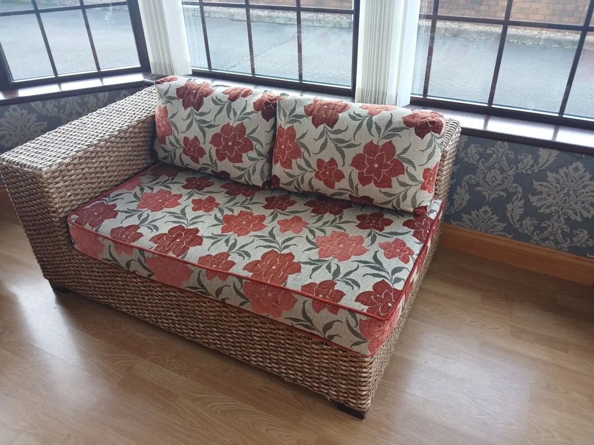 Wicker sofa set - Image 2