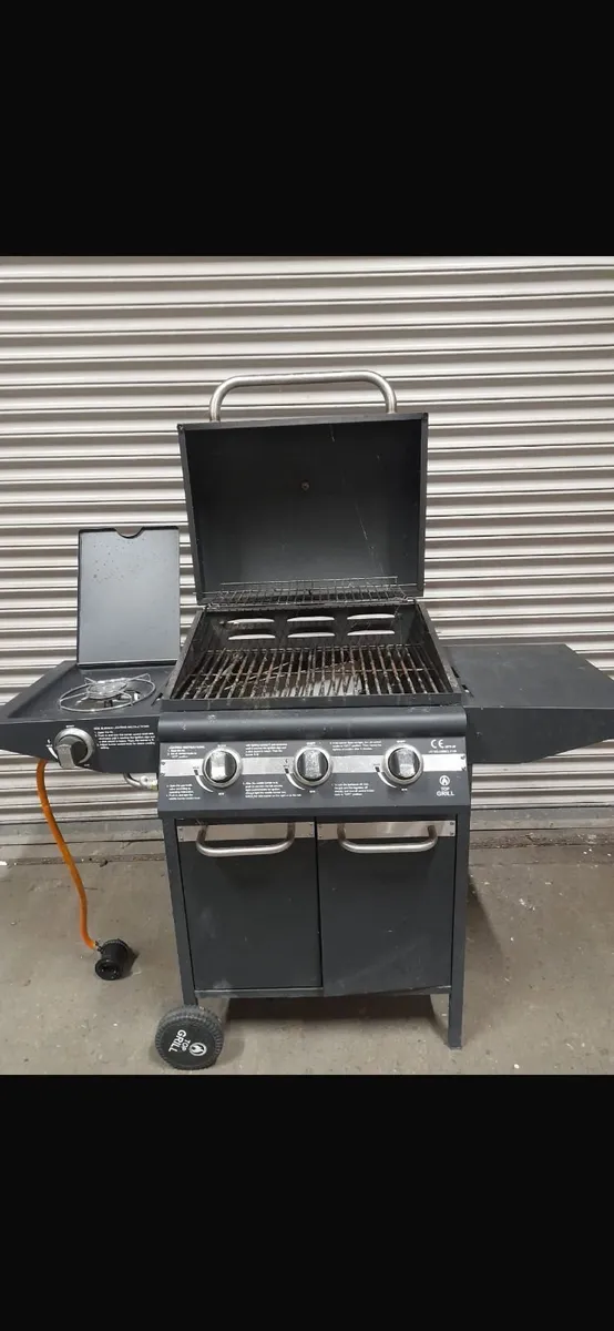 Top Grill 3-Burner Gas BBQ with Side Burner - Image 1